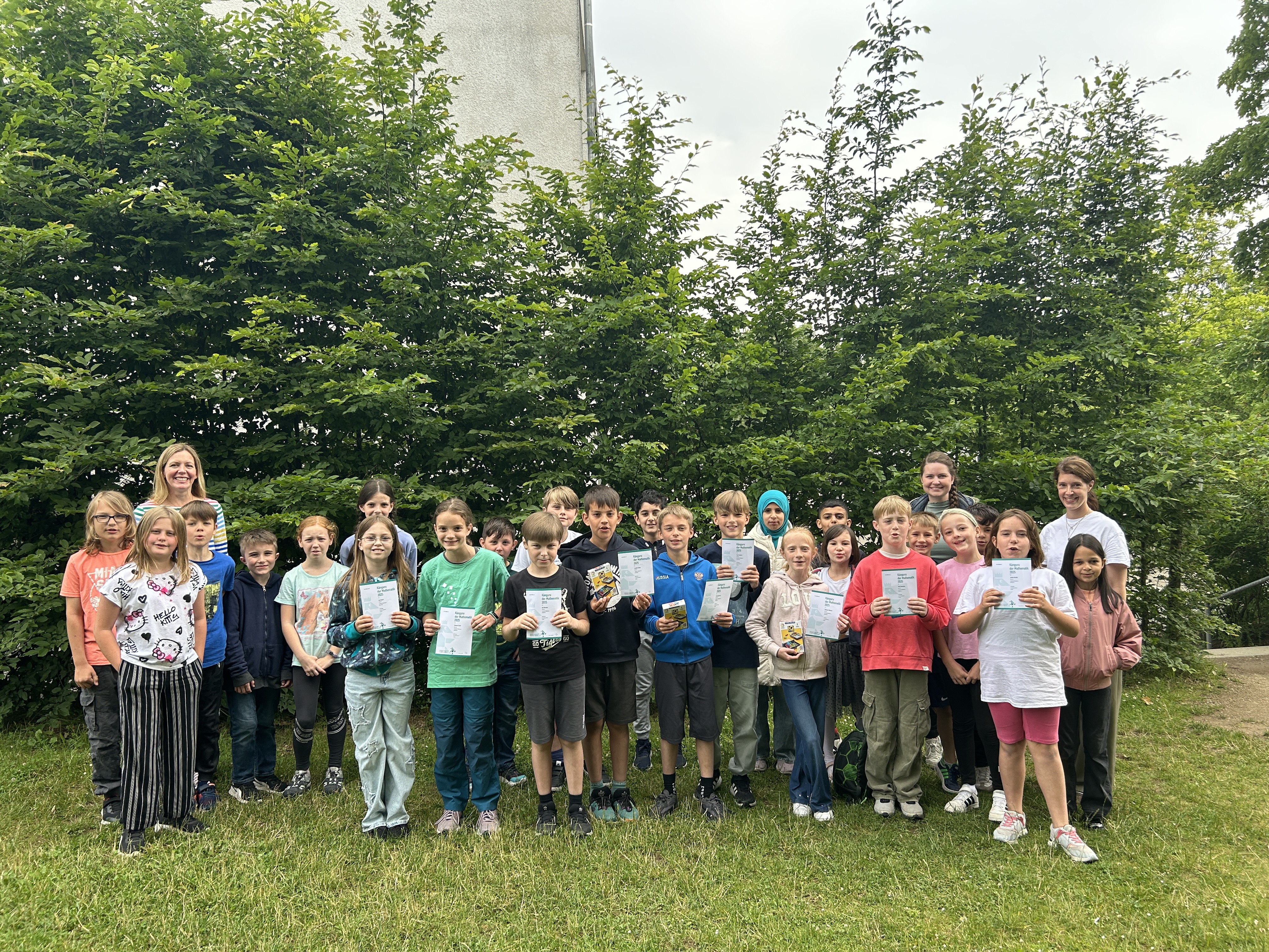 Alle Teilnehmer des Kängurr-Wettbewerbs